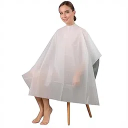 Leios Disposable Hair Cutting Aprons for Salon - Unisex Adult Apron for Barbershop, Spa, Beard Trimming, Facial, Home Grooming-picture-22