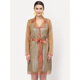 Lela Beige Full sleeves Jacket-picture-35