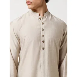 LELA Men Thread Work Kurta image 2