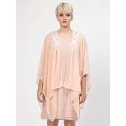 Lela Peach Embroidered Cape-picture-24