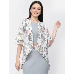 Lela White Printed Shrug-picture-37