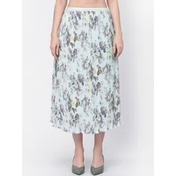 LELA Women Floral Pleated Skirt-picture-33