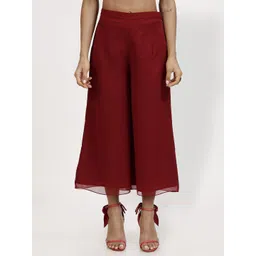 LELA Women Georgette Ethnic Palazzos-picture-19