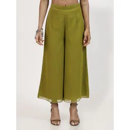 LELA Women Georgette Ethnic Palazzos-picture-32