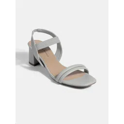 LEMON & PEPPER Block Sandals with Buckles-picture-42