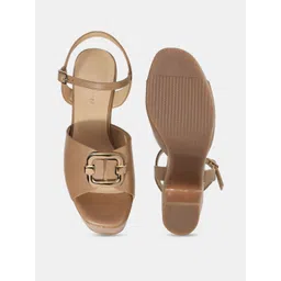 LEMON & PEPPER Women Buckled Block Heel Sandals image 4