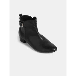 LEMON & PEPPER Women Mid Top Block Heeled Regular Boots-picture-38