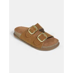 LEMON & PEPPER Women Open Toe Flats with Buckles-picture-25