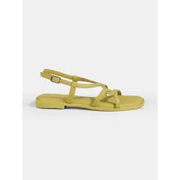 LEMON & PEPPER Women Open Toe Flats with Buckles-picture-21