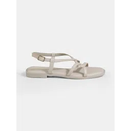 LEMON & PEPPER Women Open Toe Flats with Buckles-picture-23