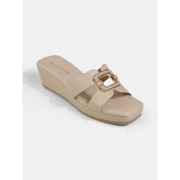 LEMON & PEPPER Women Open Toe Wedge Heels Sandals With Buckles-picture-29