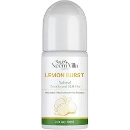 Lemon Roll-On Deodorant, Natural Underarm Whitening for Women and Men, Unisex, 50 ml (Pack of 1)-picture-40