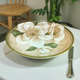 Ceramic Deep Serving Plate 20cm/8inch Round Pasta Salad Snack Bowl Matt Finish Dinner Plate-image-4