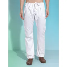 LemonX Classic White Cotton Pajama for Men Men Pyjama-picture-22