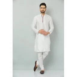 lemonx Men Silk Blend Kurta Pyjama Set-picture-15