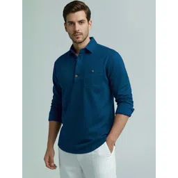 LENIA Men Solid Slim Fit Short Kurta-picture-39