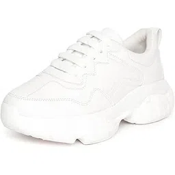 lensbury Women's Shoes for Walking Gym Training, Casual, Sports, Slip-On, Lightweight Lace up Athletics Slipon Running Sneaker for Ladies and Girls LBCNV6012-picture-19