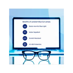 LENSKART BLU Zero Power Blue Cut Computer Glasses image 3