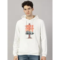 LEON Men Nature Board Printed Hooded Sweatshirt-picture-41