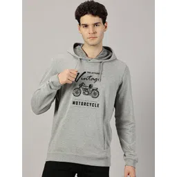 LEON Men Printed Hooded Pullover Sweatshirt-picture-22