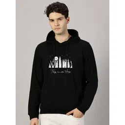 LEON Men Printed Hooded Sweatshirt-picture-34