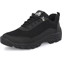 leo's fitness shoes Leo Men’s Black Antiskid Outdoor Shoes for Trekking Hiking Running Shoes for Men-picture-16