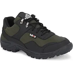 leo's fitness shoes Leo Men's Black Light Weight Casual Waterproof Shoes for Trekking, Hiking & Other Outdoor Activities-picture-18