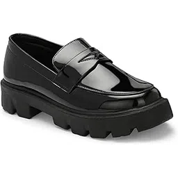 leo's fitness shoes Leo's Fitness Men's Patent Moccasin Shoes for Casual & Stylish Wear-picture-28