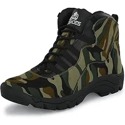 leo's fitness shoes Men's Hiking/Jungle Boots Lightweight Anti-Slip Outdoor Shoes Mid Top Ankle Hiker Trekking Work Boot Hiking & Trekking Shoes-picture-12