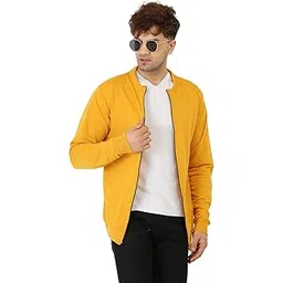 leotude Full Sleeve Regular Fit Fleece Bomber Winter Jacket For Mans-picture-54