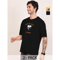 Leotude Men Printed Applique T-shirt-picture-29