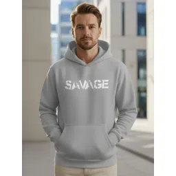 Leotude Men Printed Hooded Long Sleeves Sweatshirt-picture-24