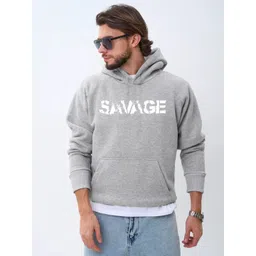 Leotude Men Printed Hooded Sweatshirt-picture-11