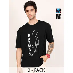 Leotude Men Printed Raw Edge T-shirt-picture-41