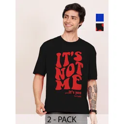 Leotude Men Printed Raw Edge T-shirt-picture-23