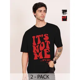 Leotude Men Printed Raw Edge T-shirt-picture-28