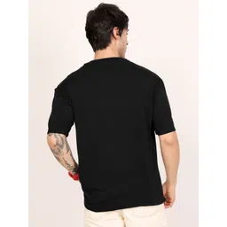 Leotude Men Printed Raw Edge T-shirt image 3