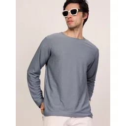 Leotude Men Self Design Round Neck Cotton T-shirt-picture-26
