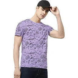 leotude Regular Fit Cotton-Blend Half Sleeve Men's T-Shirt-picture-45