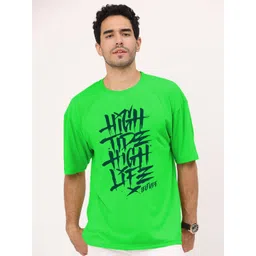 Leotude Typography Printed Drop-Shoulder Sleeves Oversized T-shirt-picture-27