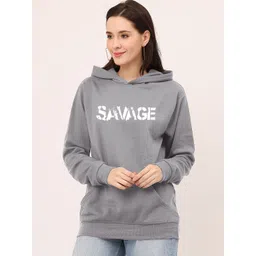 Leotude Typography Printed Hooded Fleece Pullover-picture-19
