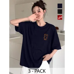 Leotude Women 3 Printed T-shirt-picture-14