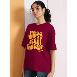 Leotude Women Printed Oversized T-shirt-picture-39