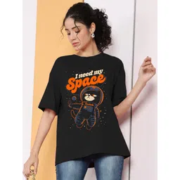 Leotude Women Printed Oversized T-shirt-picture-33