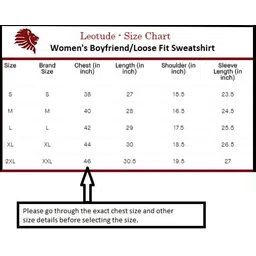 leotude Women's Loopknit Hooded Neck Sweatshirt image 4