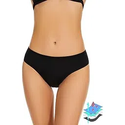 leovqn Period Swimwear Leakproof Menstrual Bikini Waterproof Bottom UPF 50+ Swim Brief Light Flow - Teens Girls Women-picture-23