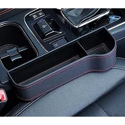 lepdocart Car Seat Gap Filler Organizer Car Seat Organizer Leather Gap Storage Box for Car Car Side Seat Catcher-picture-23