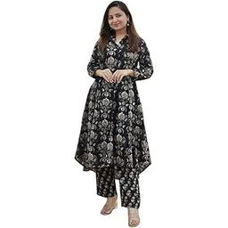 leriya fashion Kurta Sets for Women | Ethnic Wear for Casual | Long Kurta Set | Printed | Full Sleeve | Women Kurta Set | Festive Occasions | Co Ord Set-picture-33