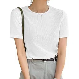 leriya fashion Oversized T-Shirt for Women – Korean Style Casual Tee Top | Trendy Streetwear Look with Baggy Fit for Girls & Women-picture-38