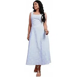 leriya fashion Women's Jacquard Maxi Dress-picture-43